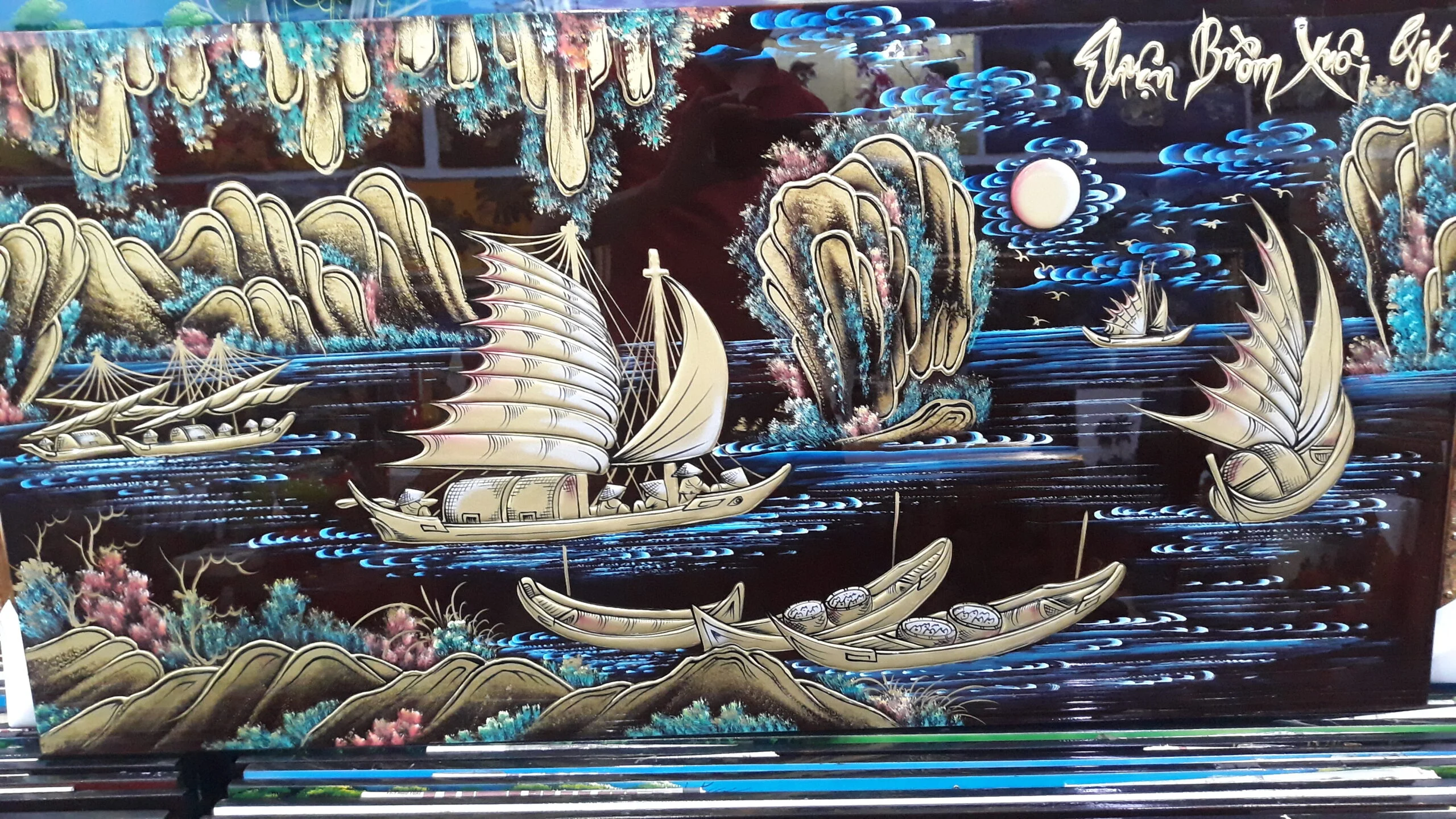  tranh-son-mai-thuan-buom-xuoi-gio