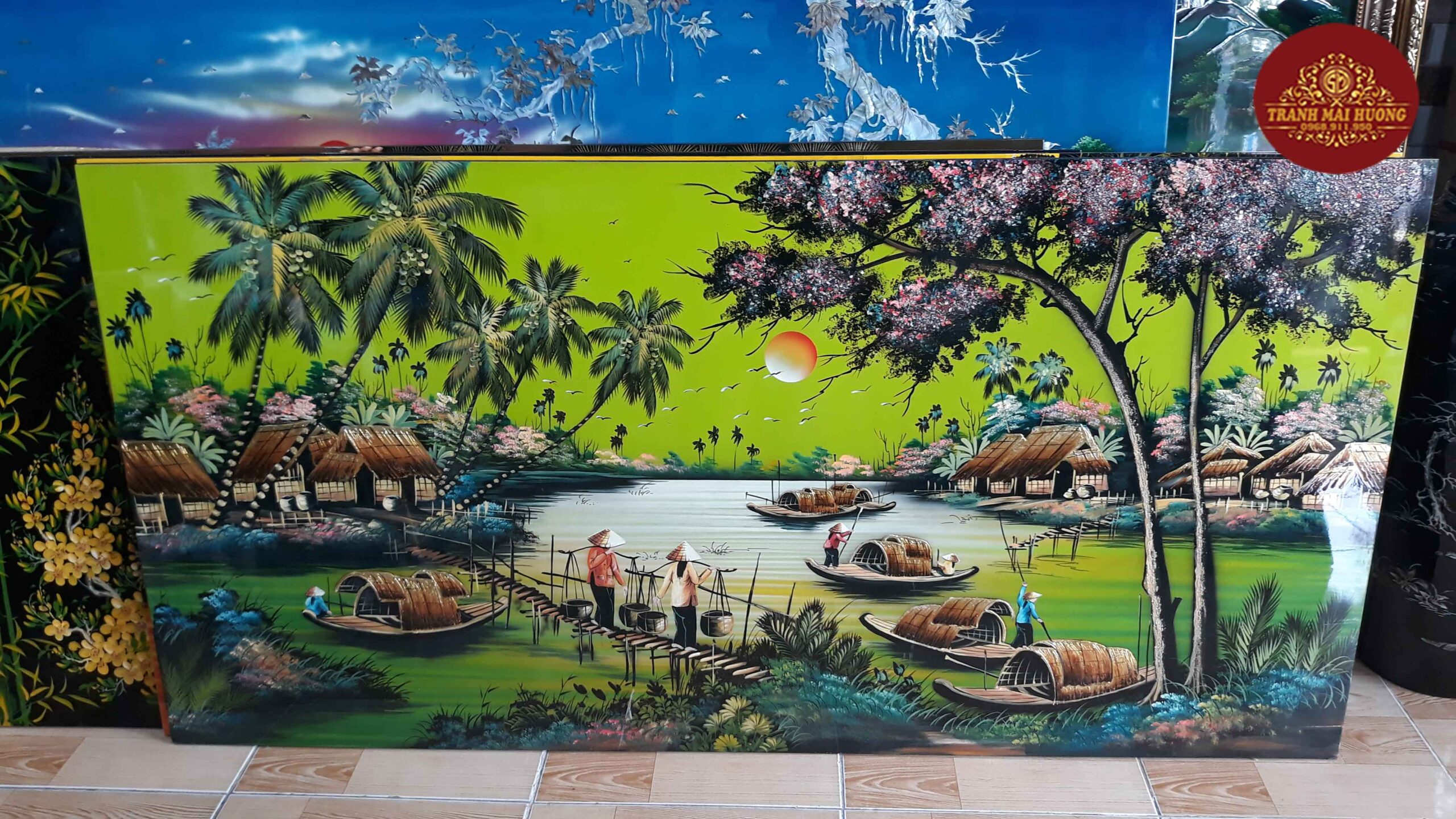 Tìm hiểu về tranh sơn mài Việt Nam Aloha Decor  Thế Giới Đồ Decor Số 1  Việt Nam